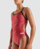 Women's Fireflow Swimsuit Challenge Black-Team Red
