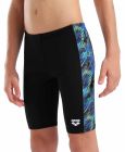 Boy's Draft Swim Jammer Black - Blue Multi