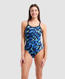 Women's Wave Swimsuit Lightdrop Back Black - Multi