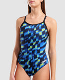 Women's Wave Swimsuit Lightdrop Back Black - Multi