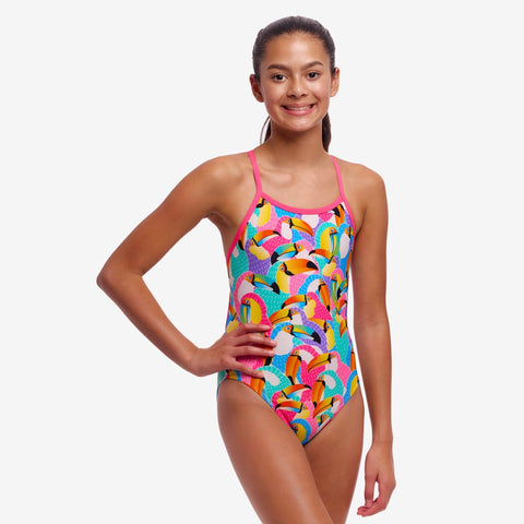 Girls Single Strap One Piece Tou By You