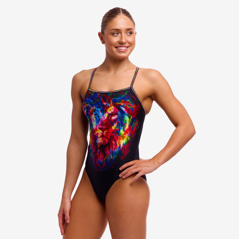 Women's One Piece Single Strap Pride Alive