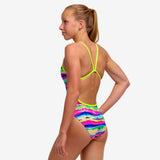 Girls Single Strap One Piece Paint Patch