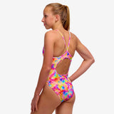 Girls Diamond Back One Piece Dry Me