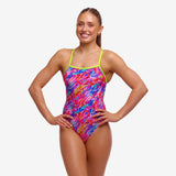 Women's One Piece Single Strap Blow In