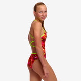 Girls Strapped In One Piece Saucy Sonar