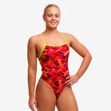 Women's Strapped In One Piece Saucy Sonar