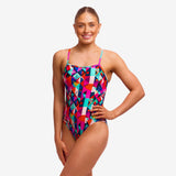 Women's One Piece Single Strap Art Dropout