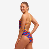 Women's One Piece Diamond Back Secure One Piece Plastic Fantastic