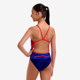 Girls Single Strap One Piece High Lights