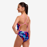 Girls Single Strap One Piece You Tubey