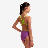 Girls Single Strap One Piece Berry Crush
