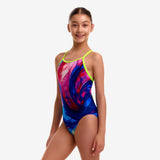 Girls Diamond Back One Piece Muscle Mad
