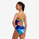 Girls Diamond Back One Piece Muscle Mad