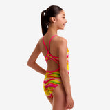Girls Diamond Back One Piece Custard Cakes