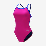 Womens Solid Vback One Piece