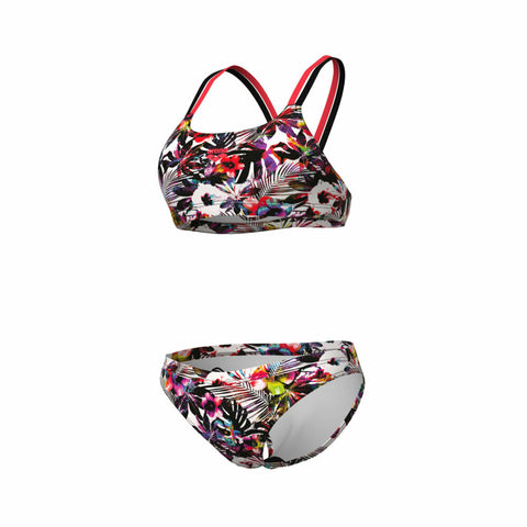 Women's Belize Bikini Bandeau black-coral-black