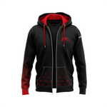 Sweater Hooded Zipped Mens FNCS Black-Red
