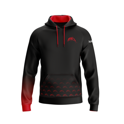 Sweater Hooded Mens FNCS Black-Red