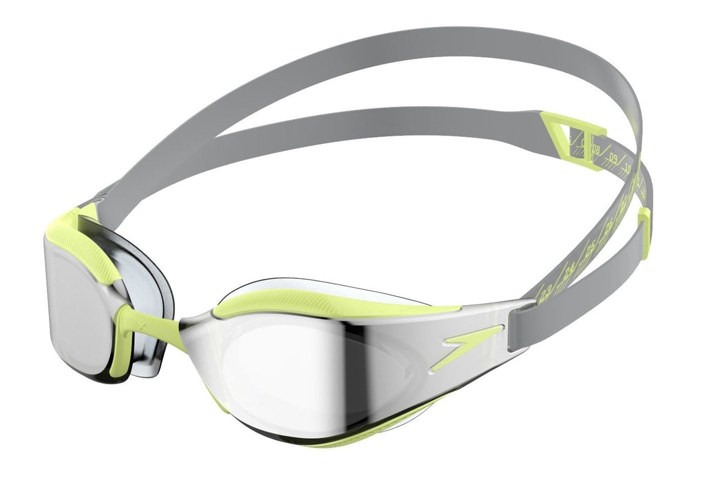 speedo unisex fastskin hyper elite mirror swimming goggles Fastskin Hyper Elite Mirror Grey/Green – Not Normal Swimwear