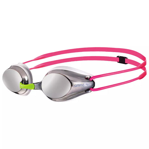 Goggle Tracks Jr Mirror Silver-White-Fushia