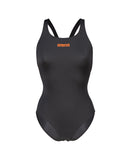 Solid Swim Pro Asphalt-zwart voor dames