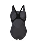 Women's Solid Swim Pro Asphalt-Black