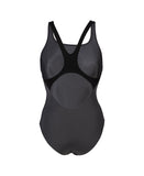 Women's Solid Swim Pro Asphalt-Black