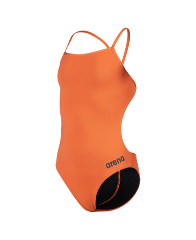 Girls' Team Swimsuit Challenge Solid Nespola-Asphalt