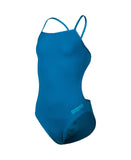 Girls' Team Swimsuit Challenge Solid blue-cosmo