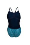 Women's Starfish Lace Back navy-turquoise