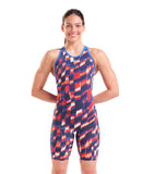 Women's Powerskin Carbon Air3  LTD CB Aquagleam Red-White-Blue