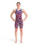 Women's Powerskin Carbon Air3  LTD CB Aquagleam Red-White-Blue