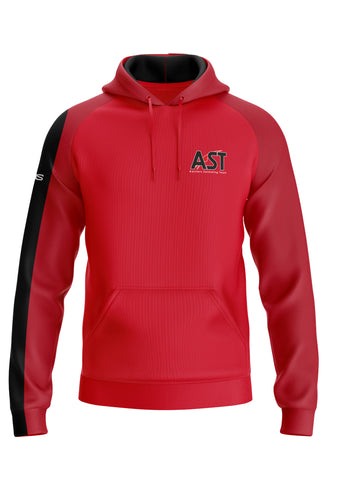 AST Womens Hooded Sweater Red
