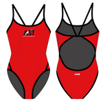 AST Womens Thin Straps Red-Black