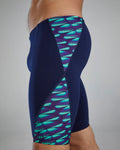 Mens TYR Durafast Elite® Men's Jammer - Dragonflyte Blue-Multi