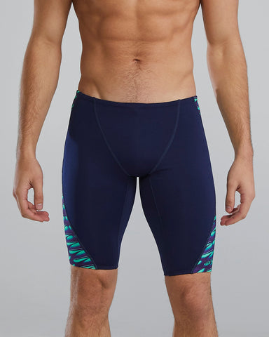 Mens TYR Durafast Elite® Men's Jammer - Dragonflyte Blue-Multi