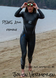 PEAKS wetsuit AZUL Dames