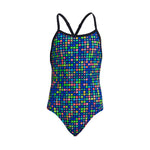 Girls Twisted One Piece Dial A Dot