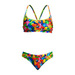 Women's Swim Sports Top Bright Birds