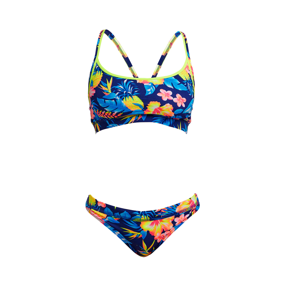 Women's Swim Sports Top In Bloom – Not Normal Swimwear
