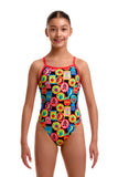 Girls Single Strap One Piece Berry Good