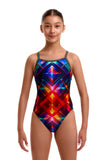 Girls Single Strap One Piece Firefly Sparkle
