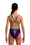 Girls Single Strap One Piece Firefly Sparkle