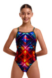 Girls Single Strap One Piece Firefly Sparkle