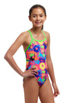 Girls Single Strap One Piece Lotsa Pop