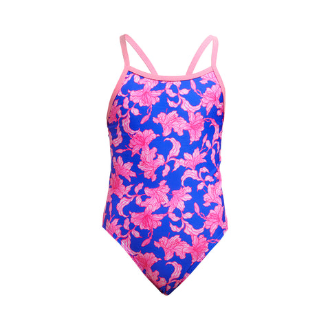 Girls Single Strap One Piece Perfect Petal