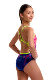 Girls Single Strap One Piece Skyline Dive