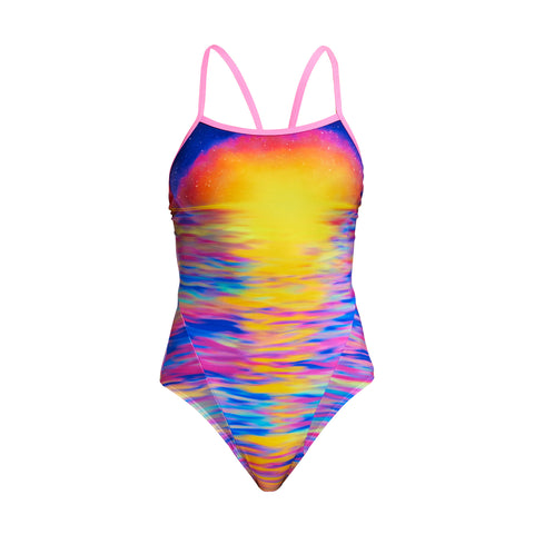 Women's One Piece Single Strap Darkinjung Sunset