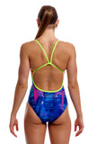 Women's One Piece Single Strap Skyline Dive